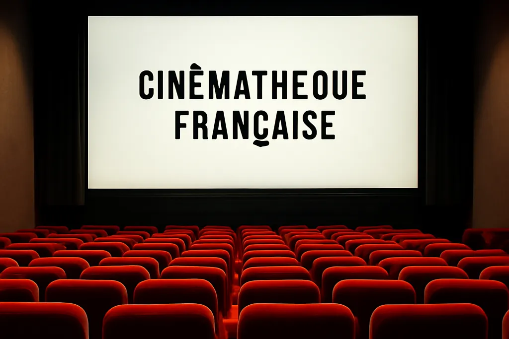 Réalisatrice française sur un plateau de tournage, ambiance intime et cinéphile