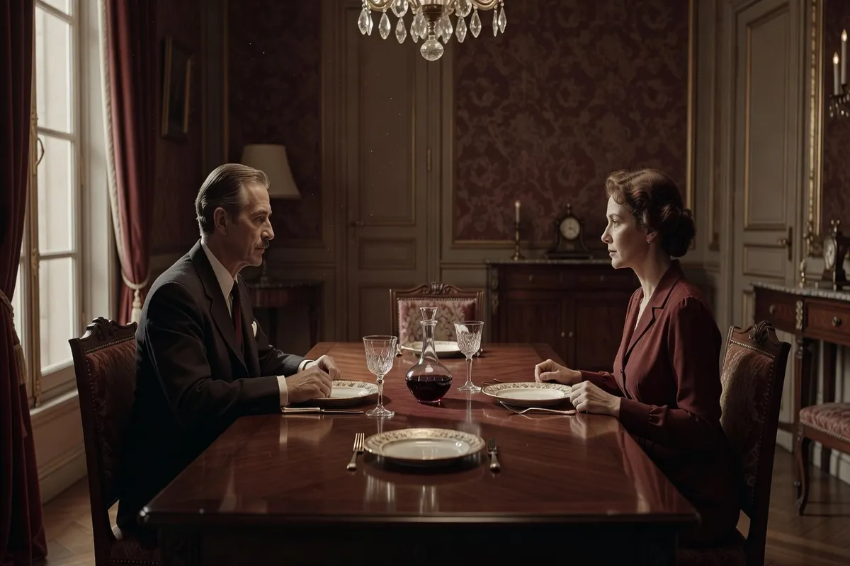 Salle de cinéma d'art et essai parisienne, affiche rétro film français